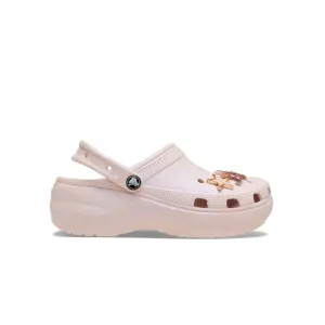 รองเท้าลำลองผู้หญิง CLASSIC PLATFORM IRIDESCENT GLITTER CLOG