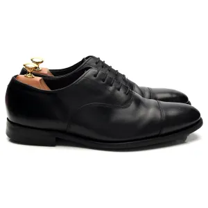 1880 'Aldwych' Black Leather Oxford UK 9.5 F
