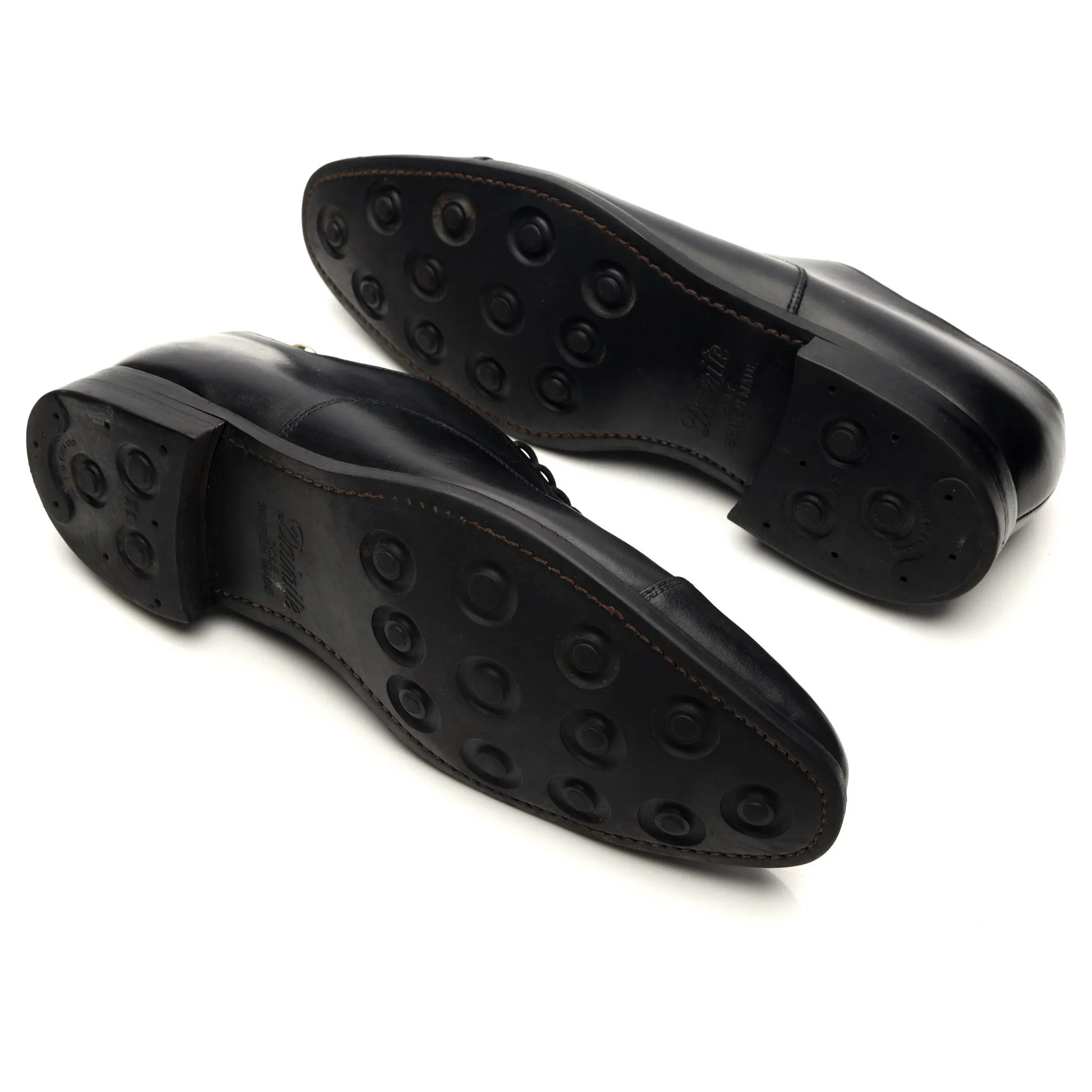 1880 'Aldwych' Black Leather Oxford UK 9.5 F
