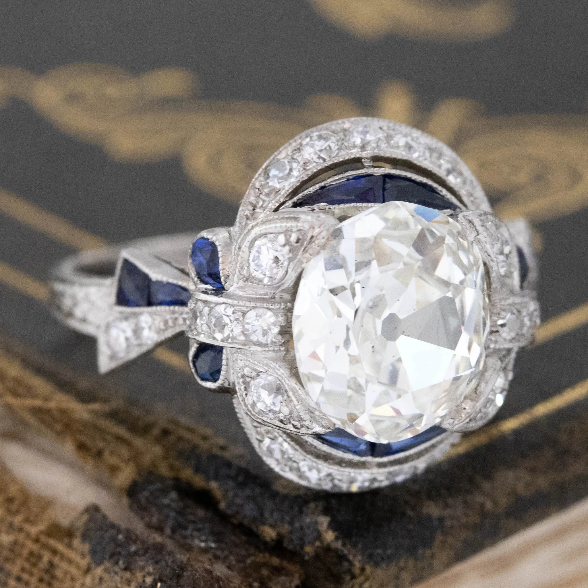 2.54ct Edwardian Oval Cut Diamond Solitaire, GIA K SI1