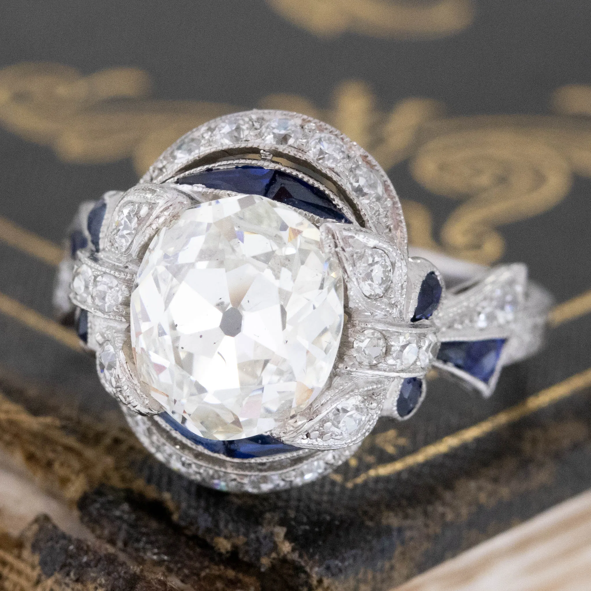 2.54ct Edwardian Oval Cut Diamond Solitaire, GIA K SI1
