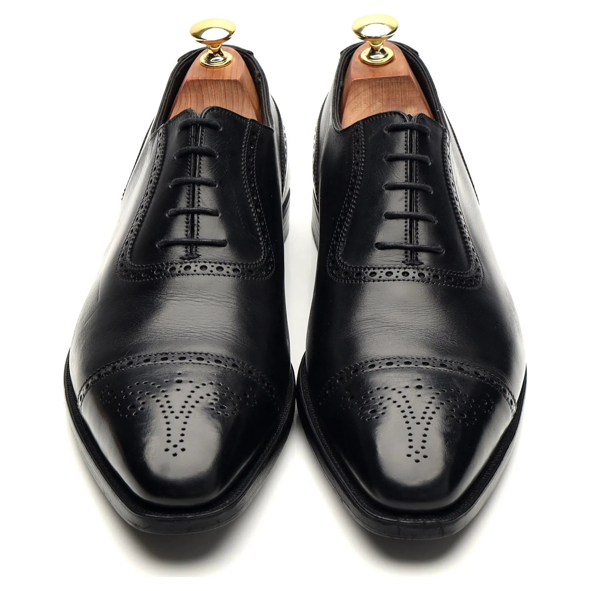 'Adam' Black Leather Oxford UK 8.5 E