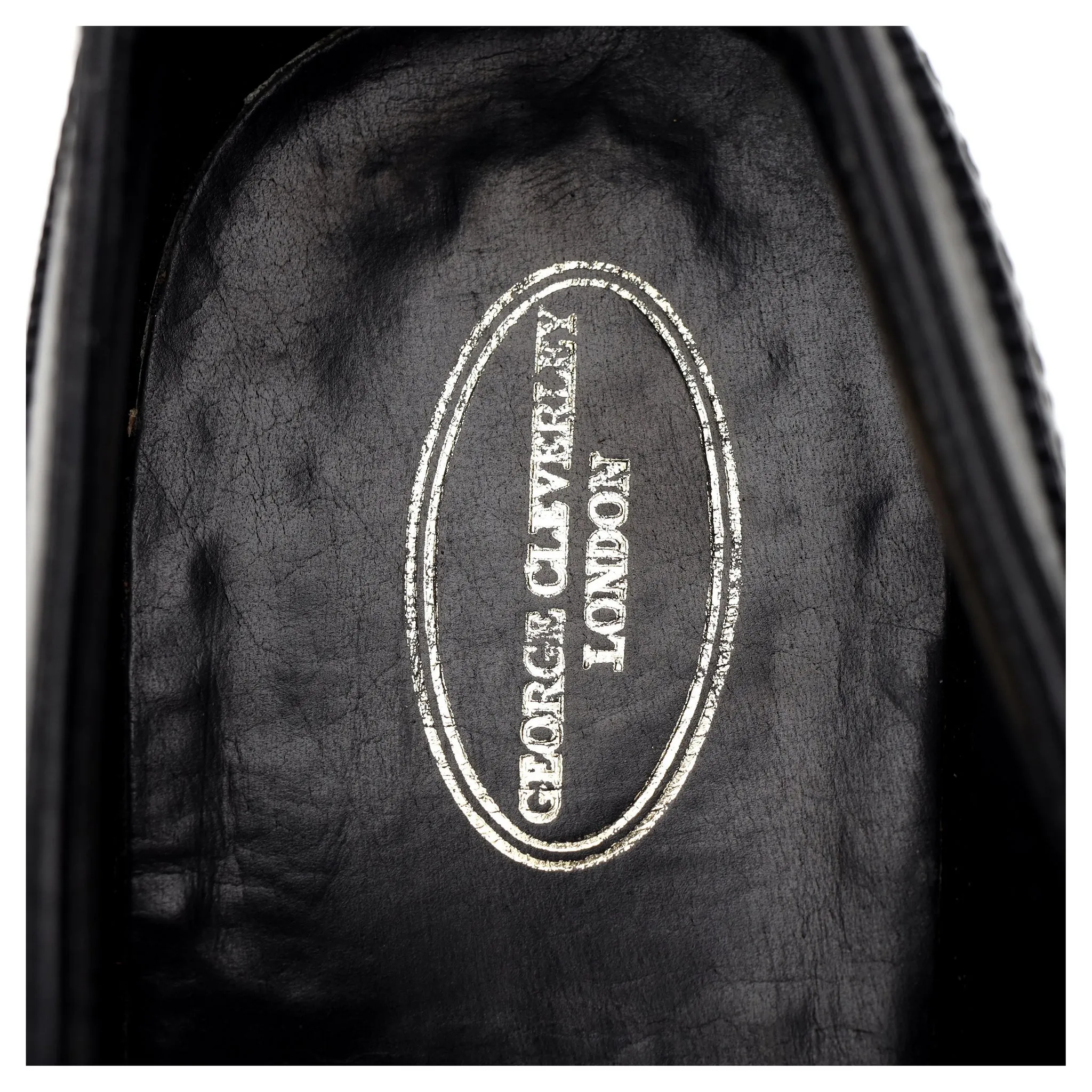 'Adam' Black Leather Oxford UK 8.5 E