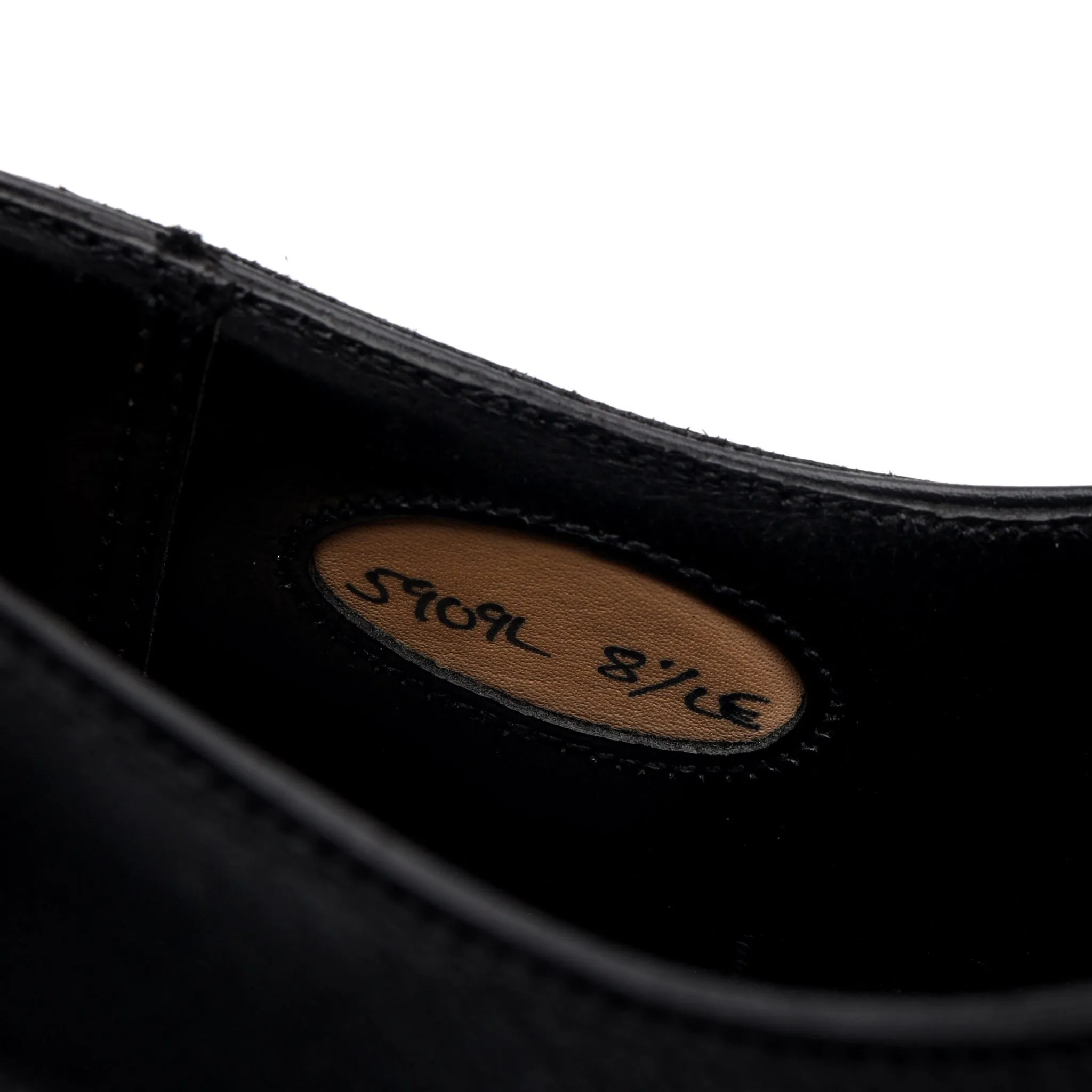 'Adam' Black Leather Oxford UK 8.5 E