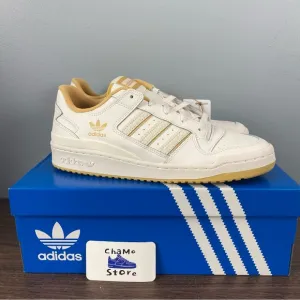 Adidas Forum Low CL Cloud White Oat Sneakers Shoes IG3783 Men’s Sz 10.5