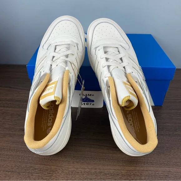 Adidas Forum Low CL Cloud White Oat Sneakers Shoes IG3783 Men’s Sz 10.5