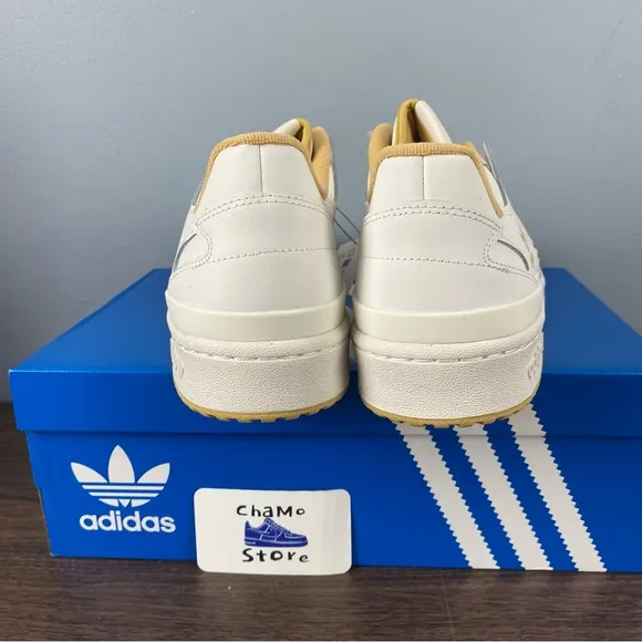 Adidas Forum Low CL Cloud White Oat Sneakers Shoes IG3783 Men’s Sz 10.5