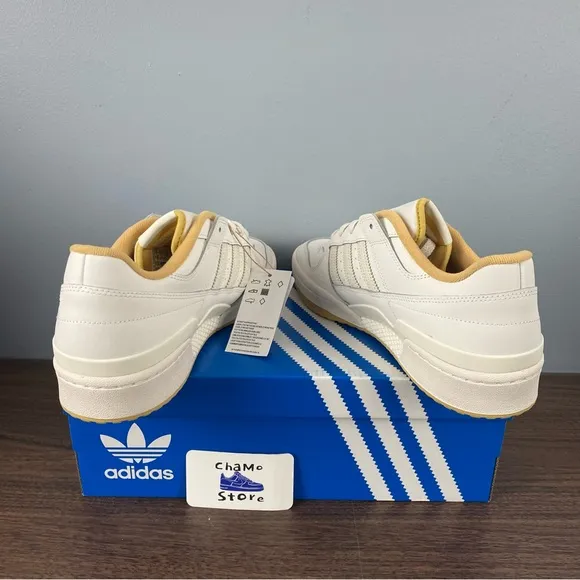 Adidas Forum Low CL Cloud White Oat Sneakers Shoes IG3783 Men’s Sz 10.5