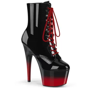 ADORE-1020BR-H  Black Patent/Black-Red