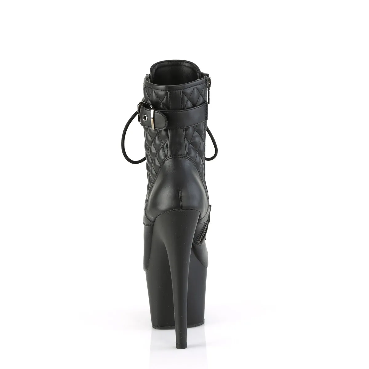 ADORE-1033  Black Faux Le/Black Matte