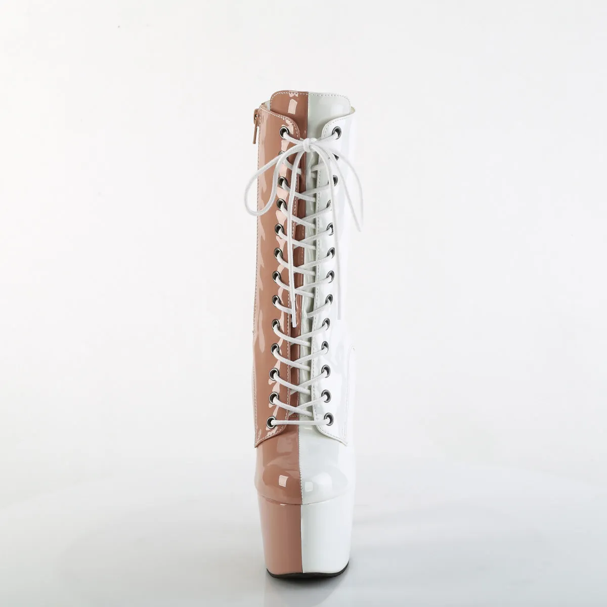 ADORE-1040TT  Blush-White Patent/Blush-White
