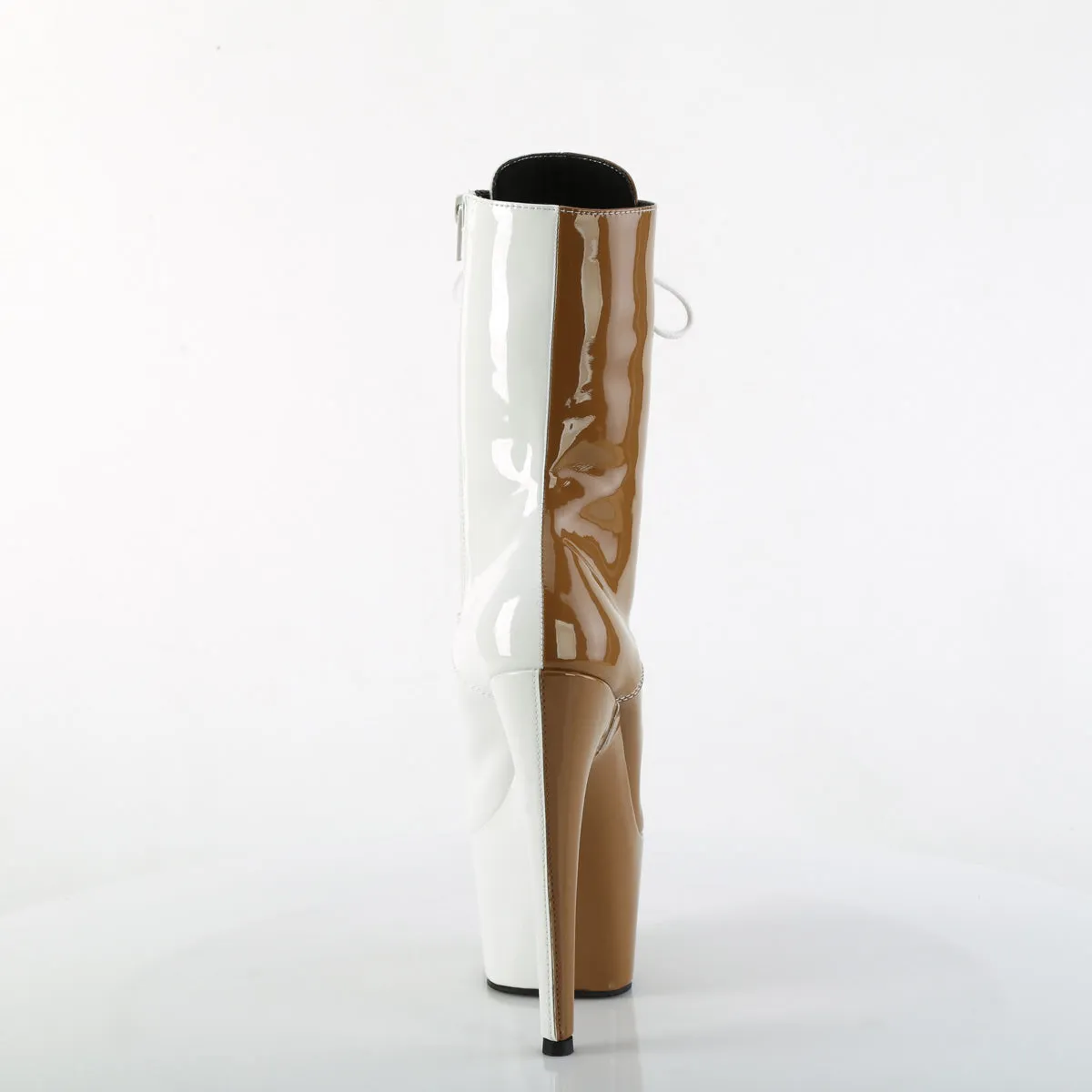 ADORE-1040TT  Taupe-White Patent/Taupe-White