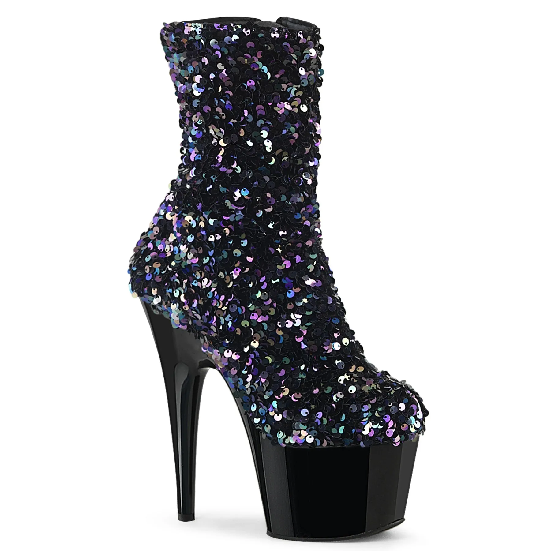 ADORE-1042SQ  Black Multi Sequins/Black