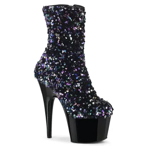 ADORE-1042SQ  Black Multi Sequins/Black