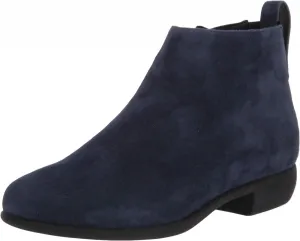 Aerosoles Women's Spencer Ankle Boot SPENCER Navy Suede Blue 7M