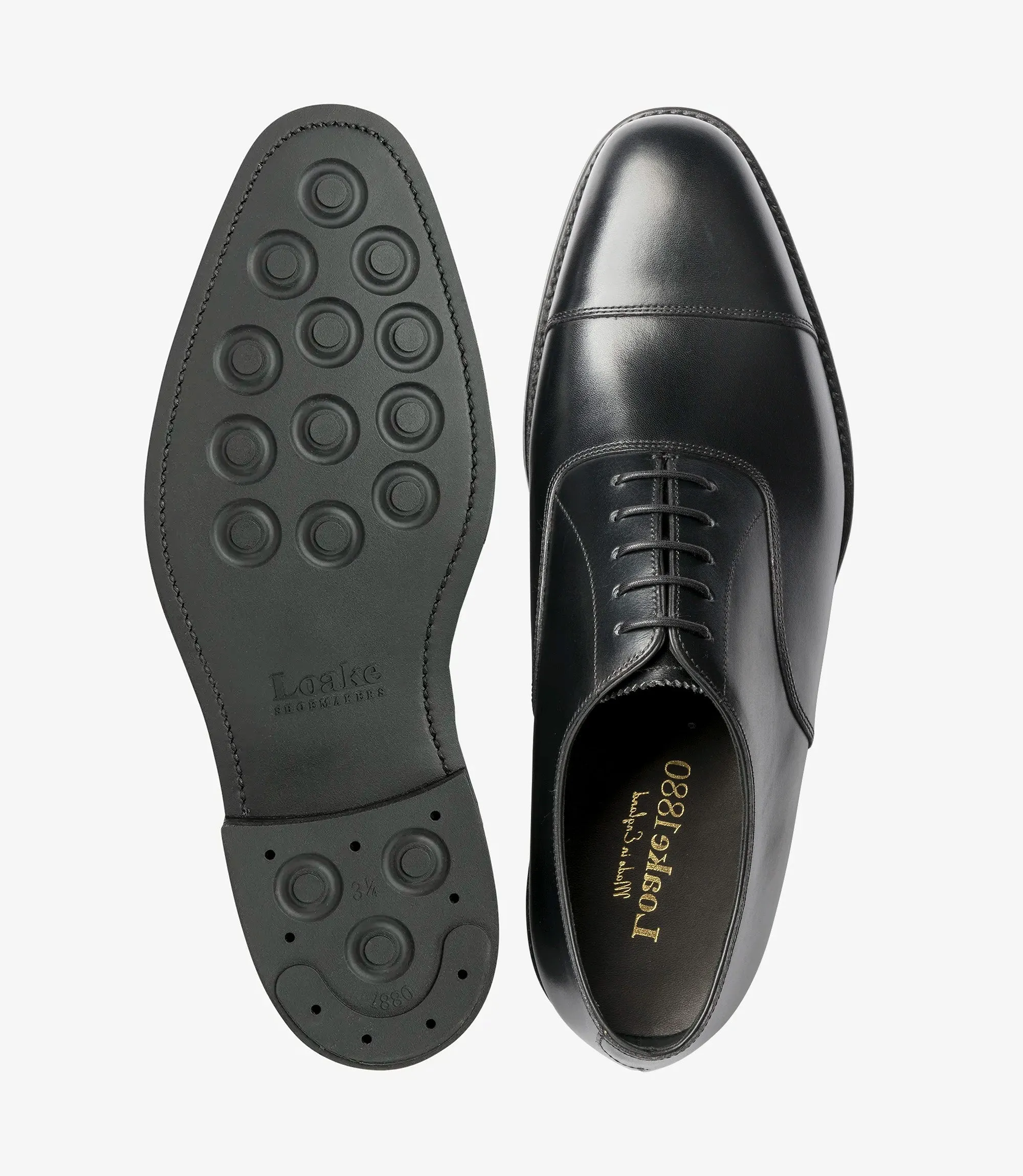 Aldwych Black Calf Rubber Sole (G-Fit)
