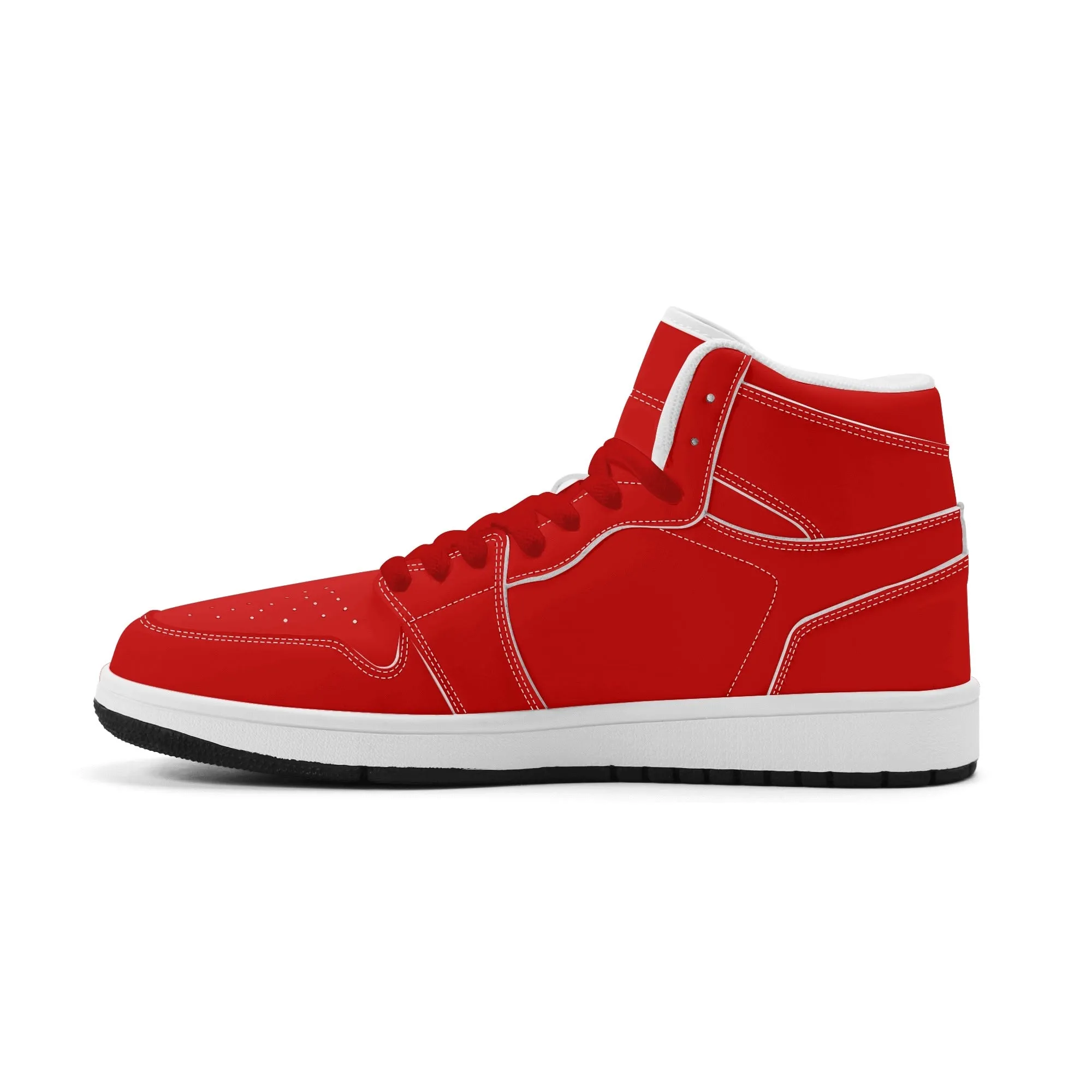 All Red High Top Sneakers