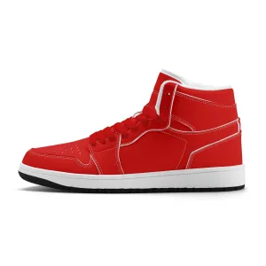 All Red High Top Sneakers