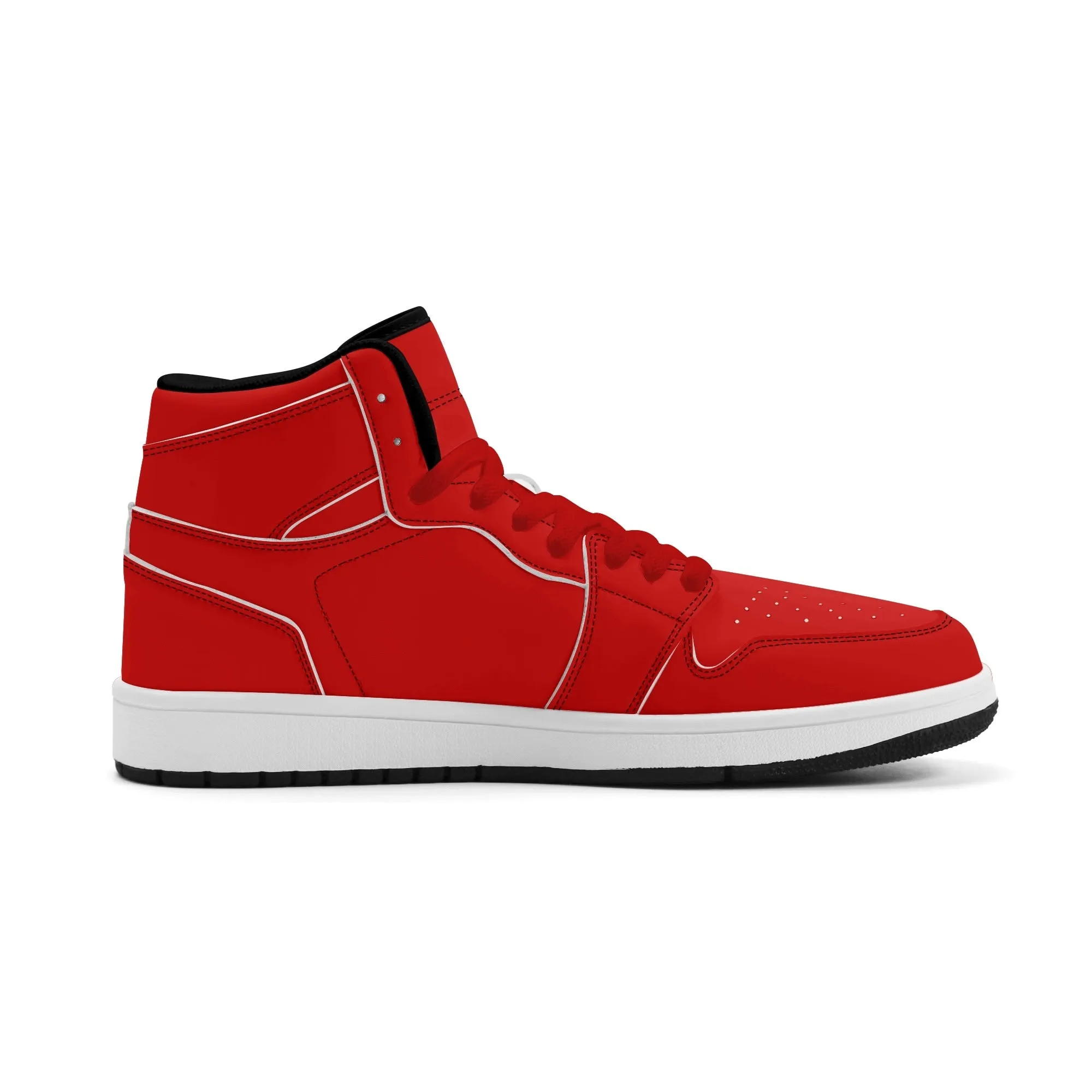 All Red High Top Sneakers