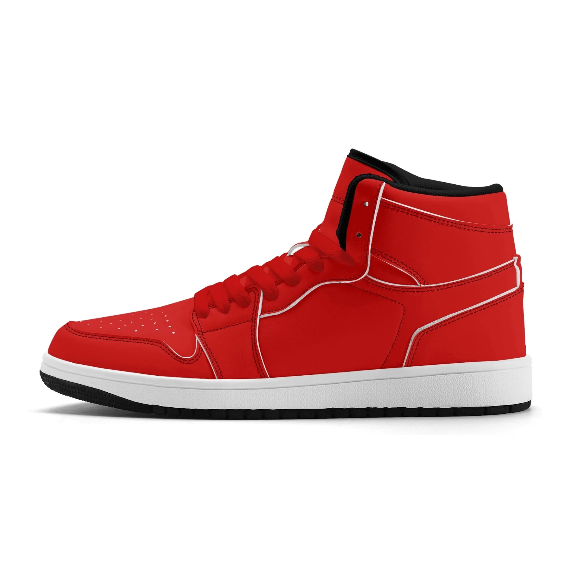 All Red High Top Sneakers