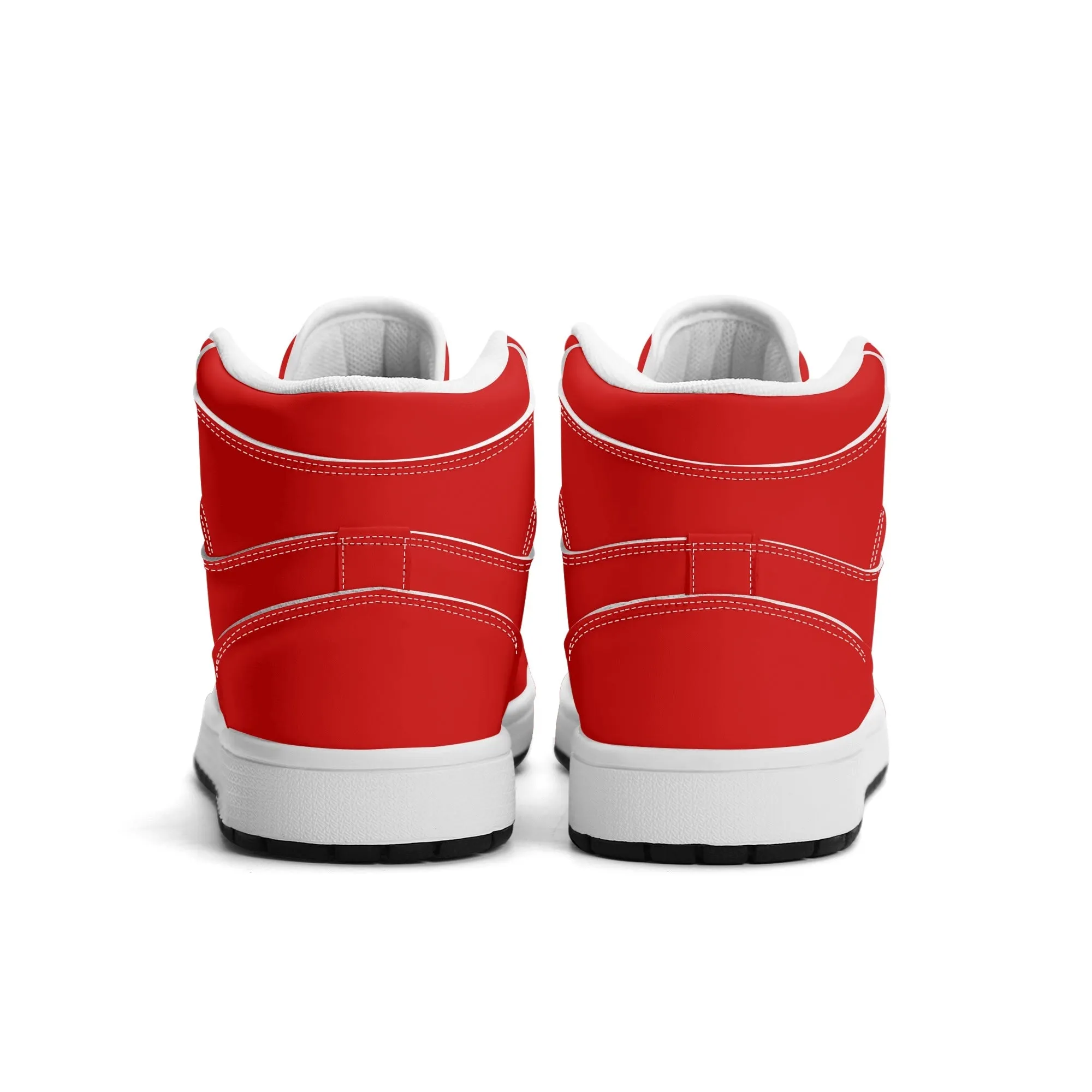 All Red High Top Sneakers