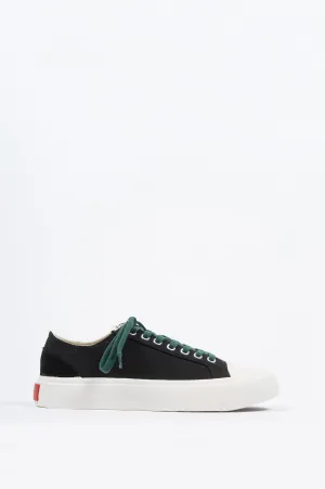 ARTICLE NUMBER 1007 LO TOP VULCANIZED SNEAKER BLACK SCHOELLER DYNATEC