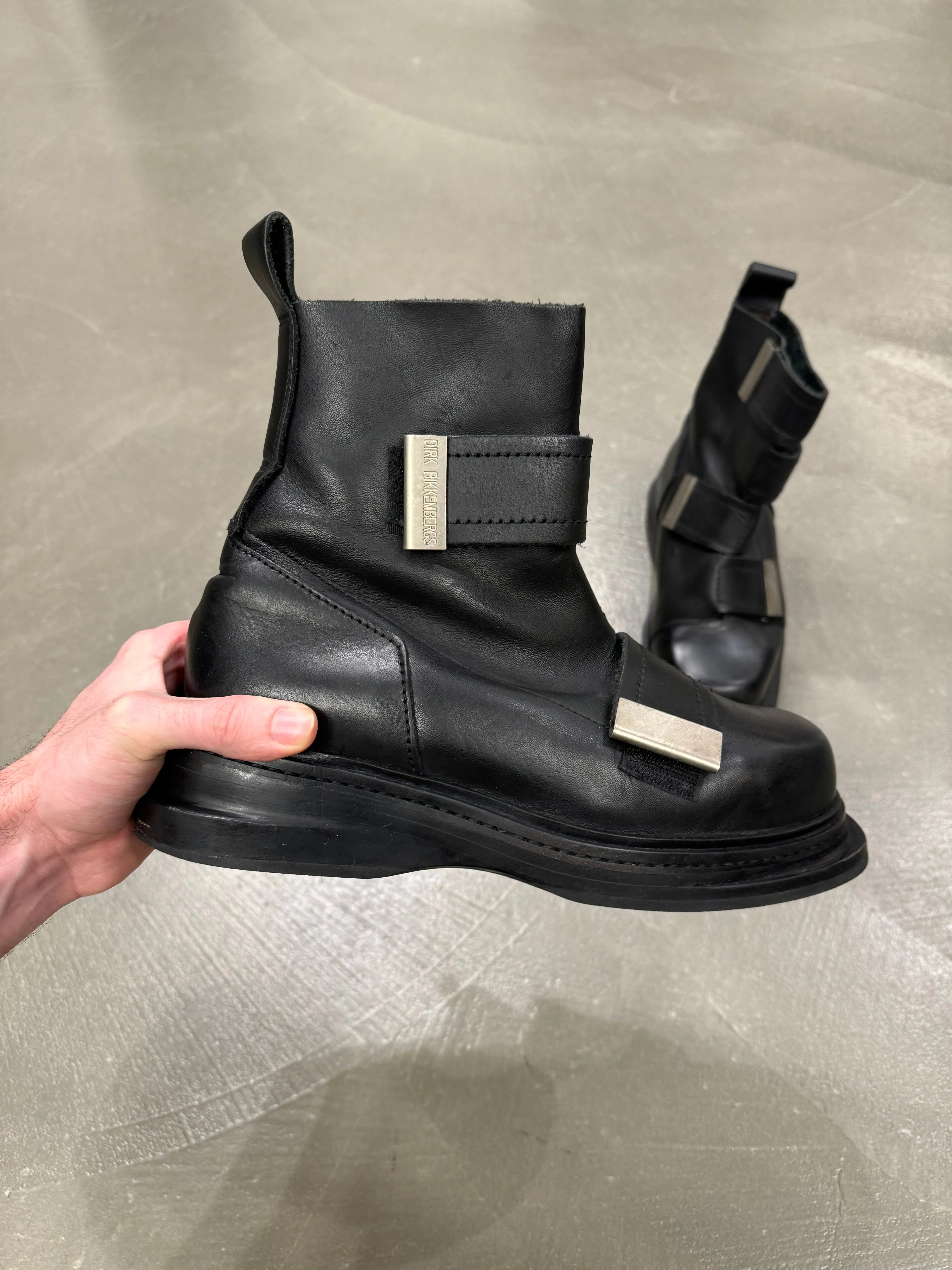 AW1995 Dirk Bikkembergs Quad Strap Boots
