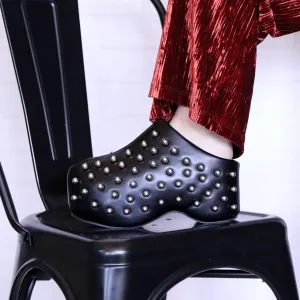 Azalea Wang Chunky Platform Studded Clogs