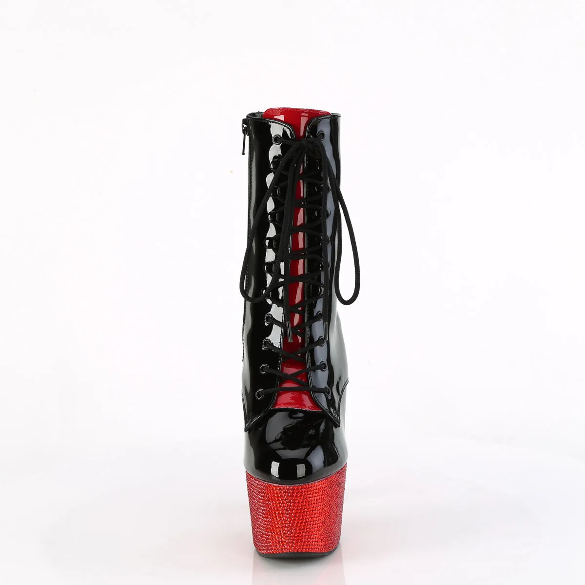 BEJEWELED-1020FH-7  Black-Red Patent/Red RS