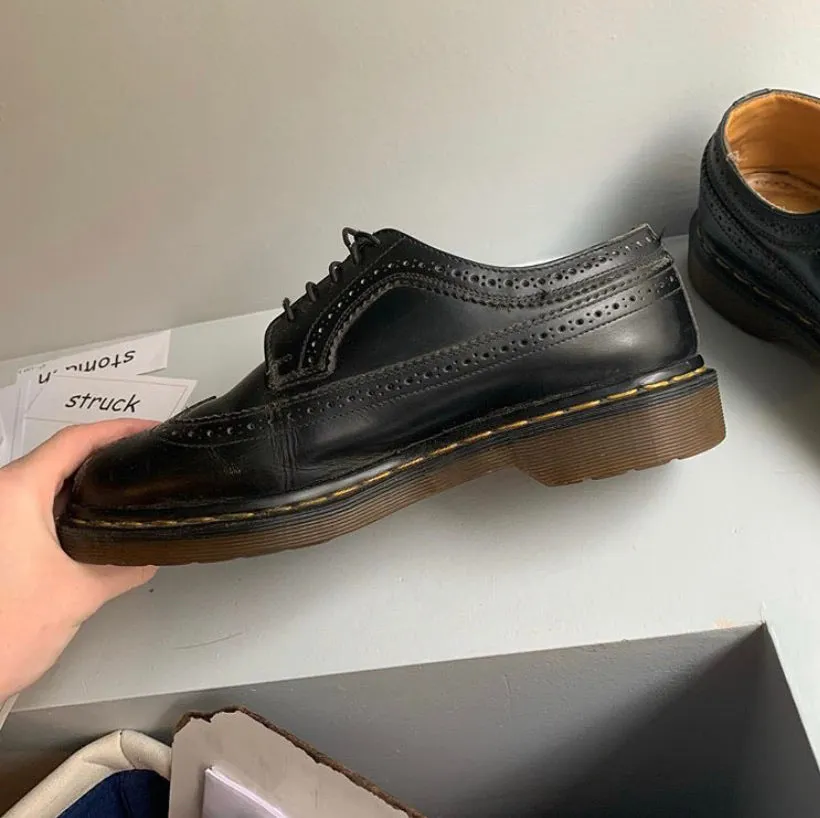 Black Brogue Oxfords