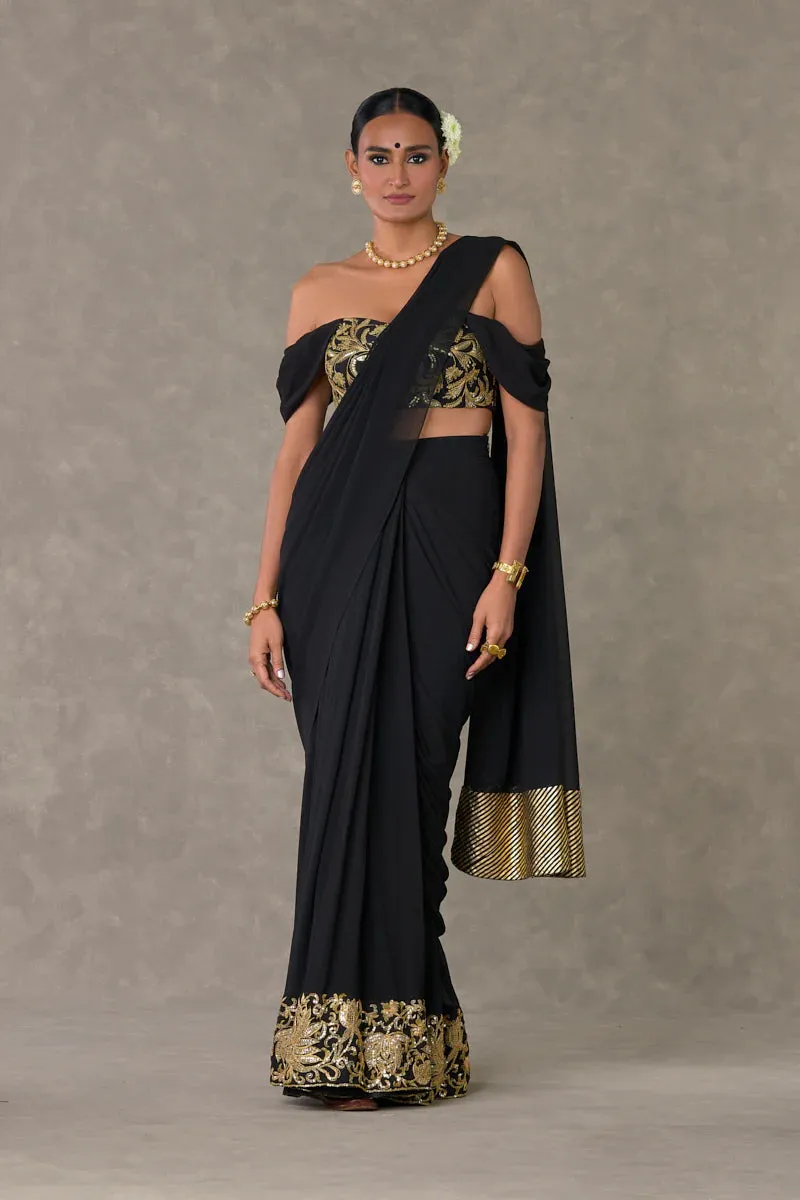 Black Neel- Kamal Saree