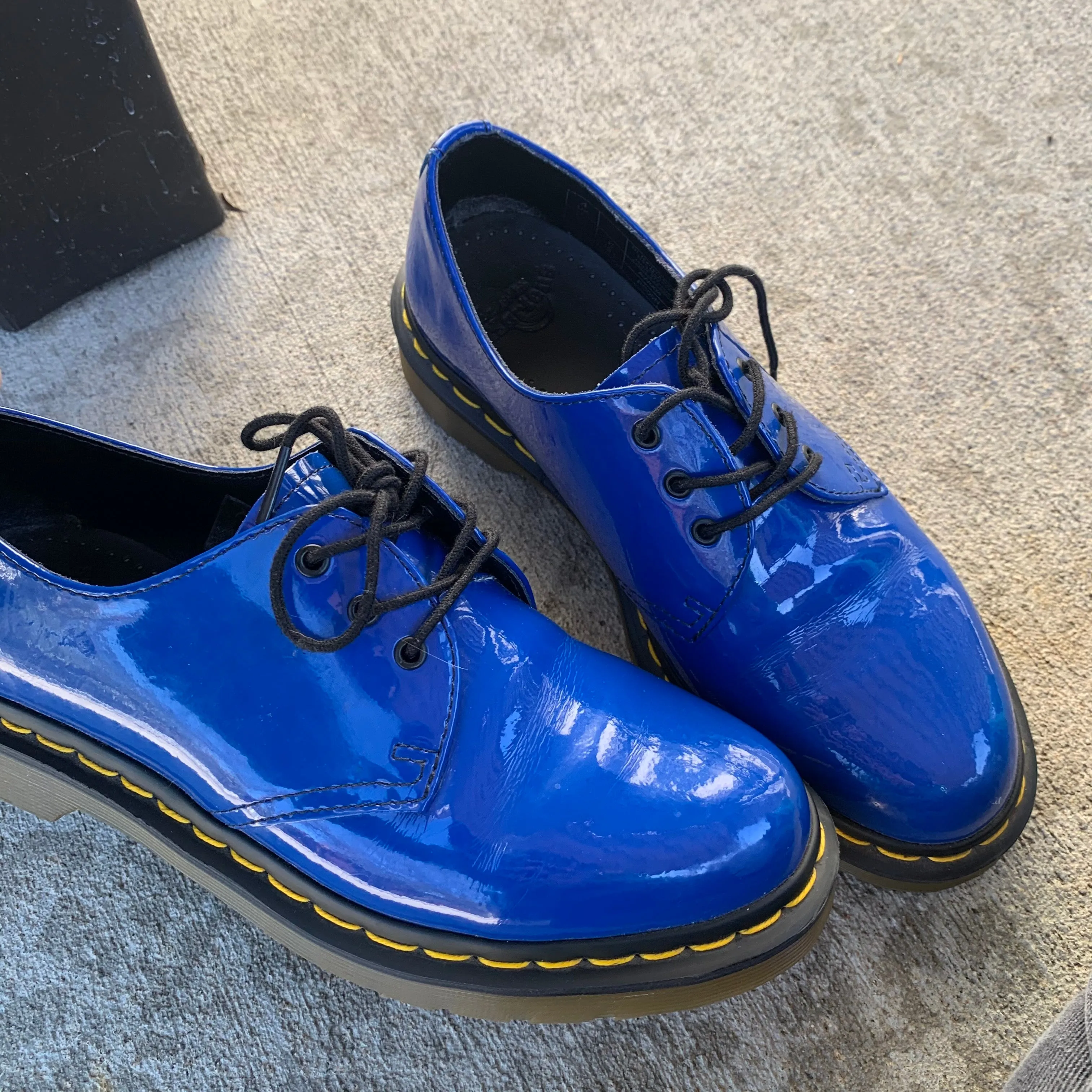 Blue Patent Dr. Marten's