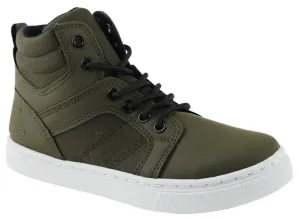 Boys Faux Nubuck High-Top Sneaker