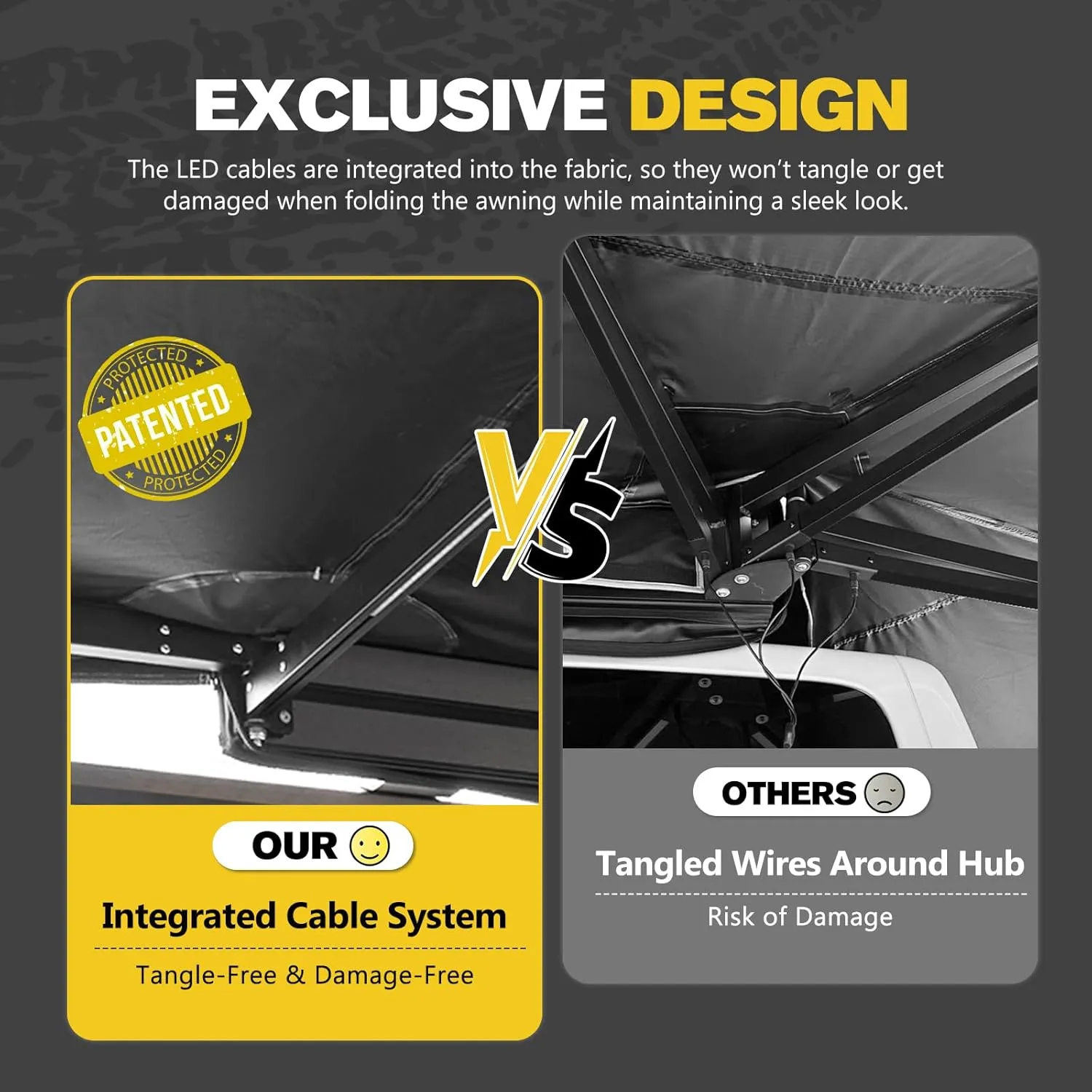 BUNKER INDUST 180 Degree Awning Free Standing