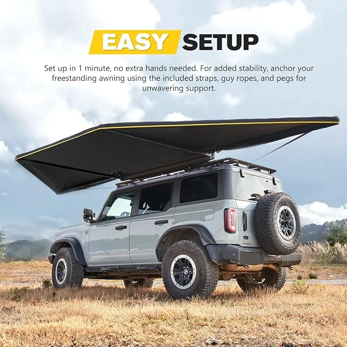 BUNKER INDUST 180 Degree Awning Free Standing
