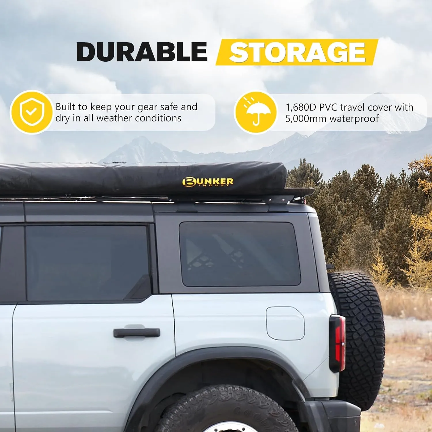 BUNKER INDUST 180 Degree Awning Free Standing