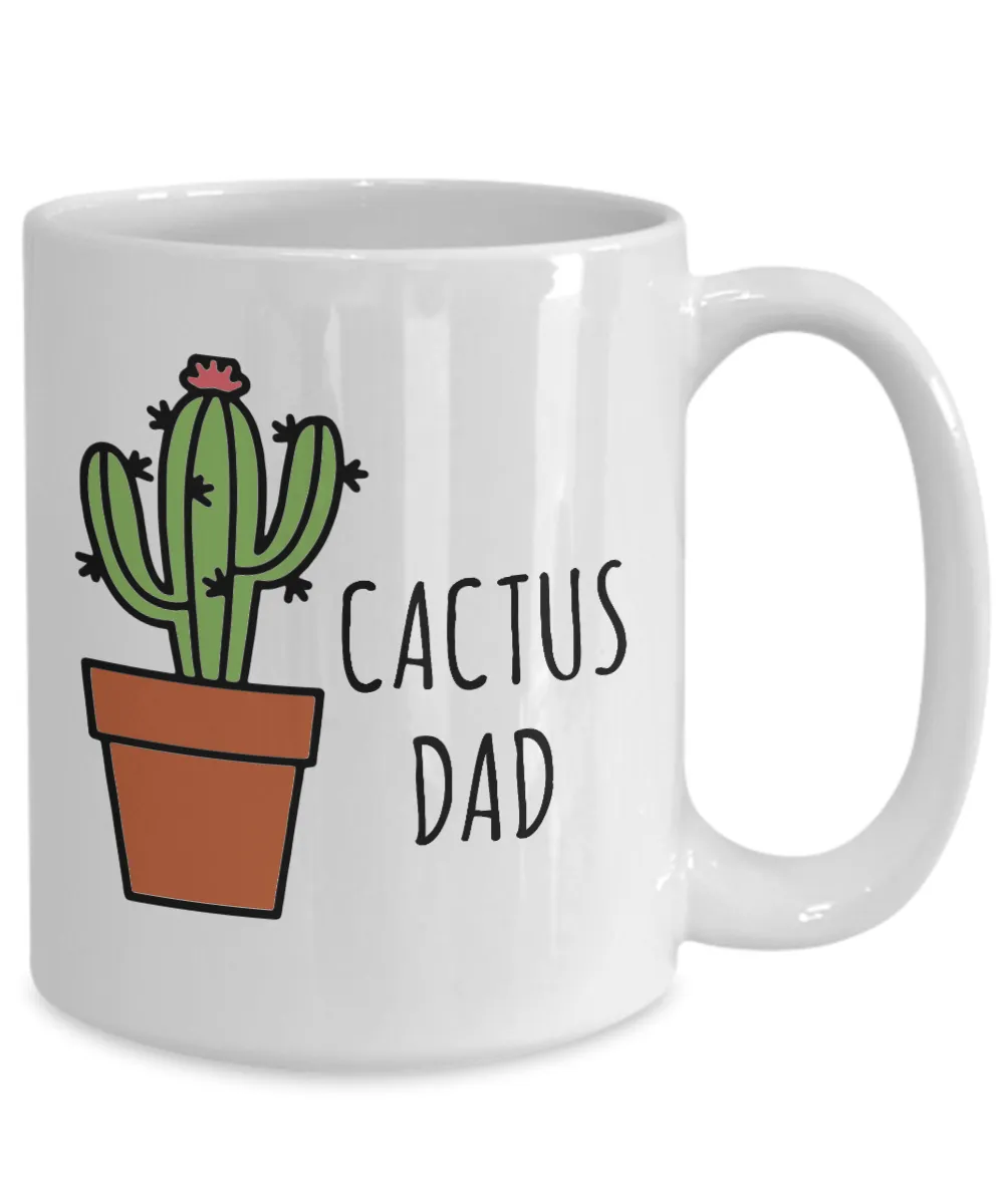 Cactus Dad Mug Coffee Cup Gift