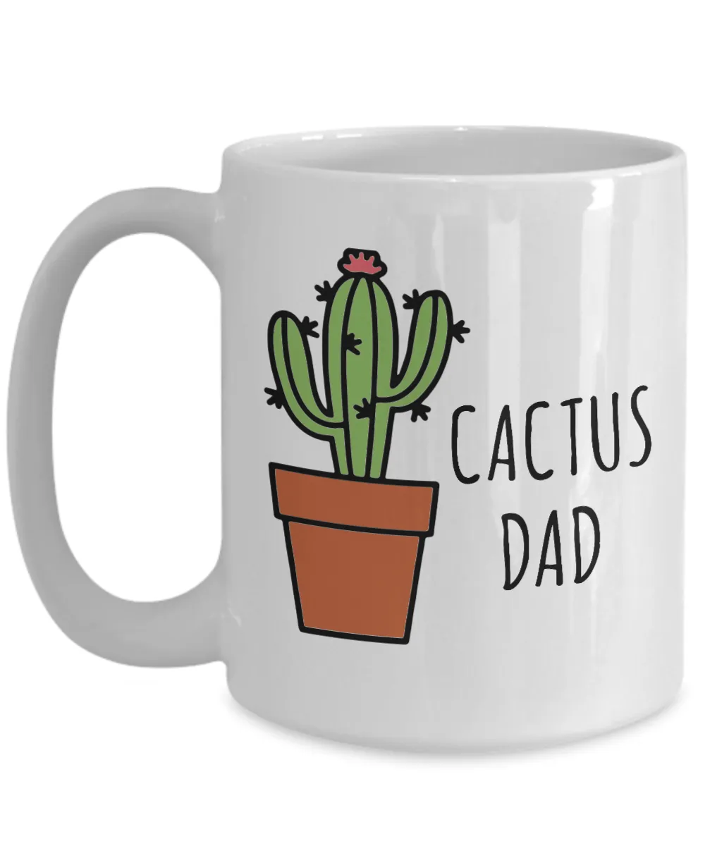 Cactus Dad Mug Coffee Cup Gift