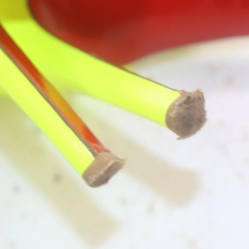 Christian Louboutin 37.5 Neon Yellow x Clear Bis un Bout So Kate Heels 855101