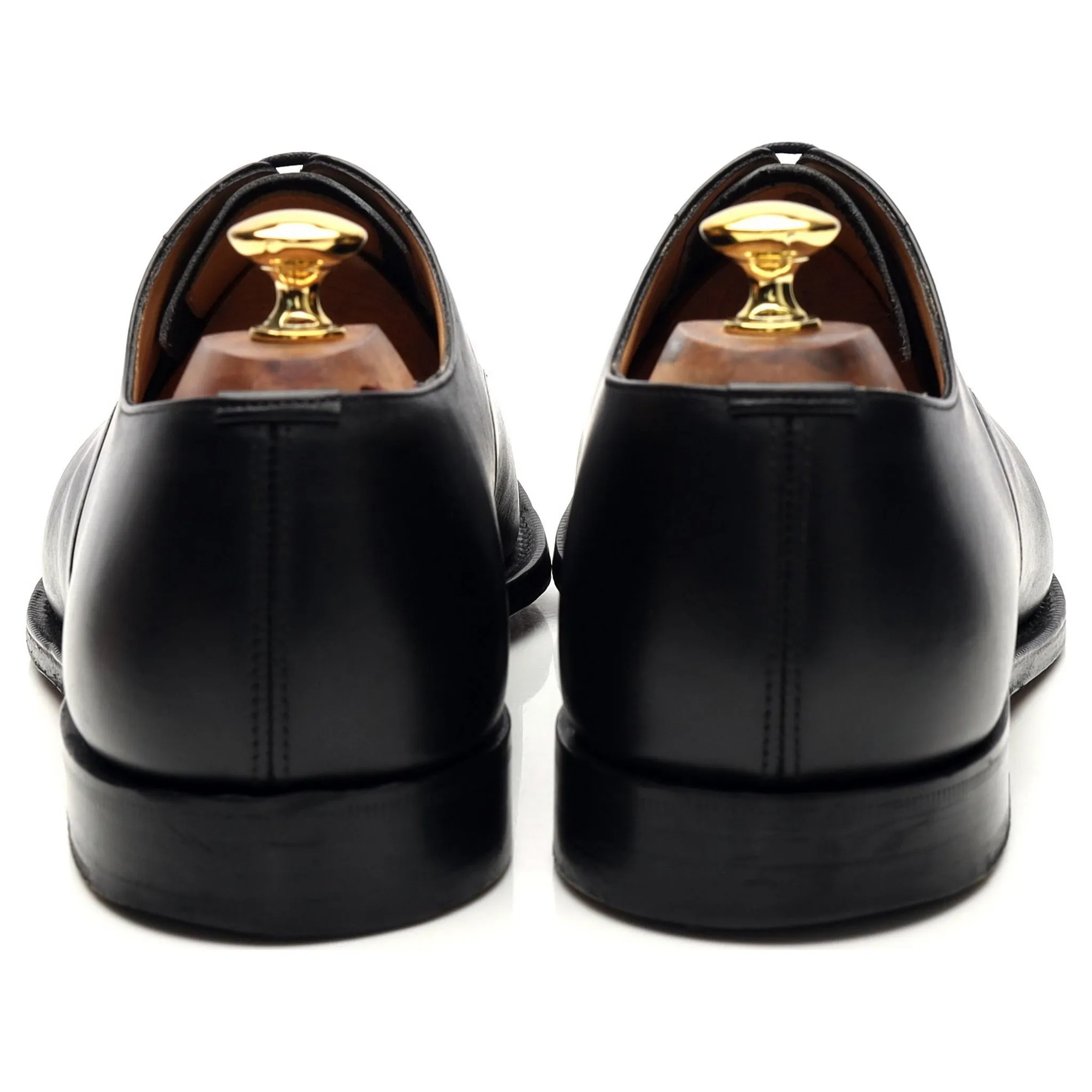 'Consul' Black Leather Oxford UK 10 F