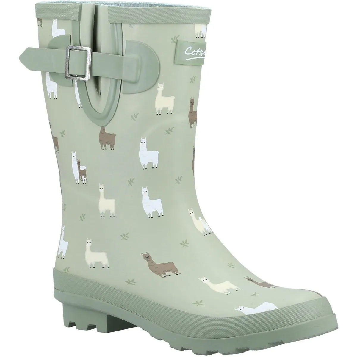 Cotswold Farmyard Ladies Mid-Height Patterned Wellington Boots