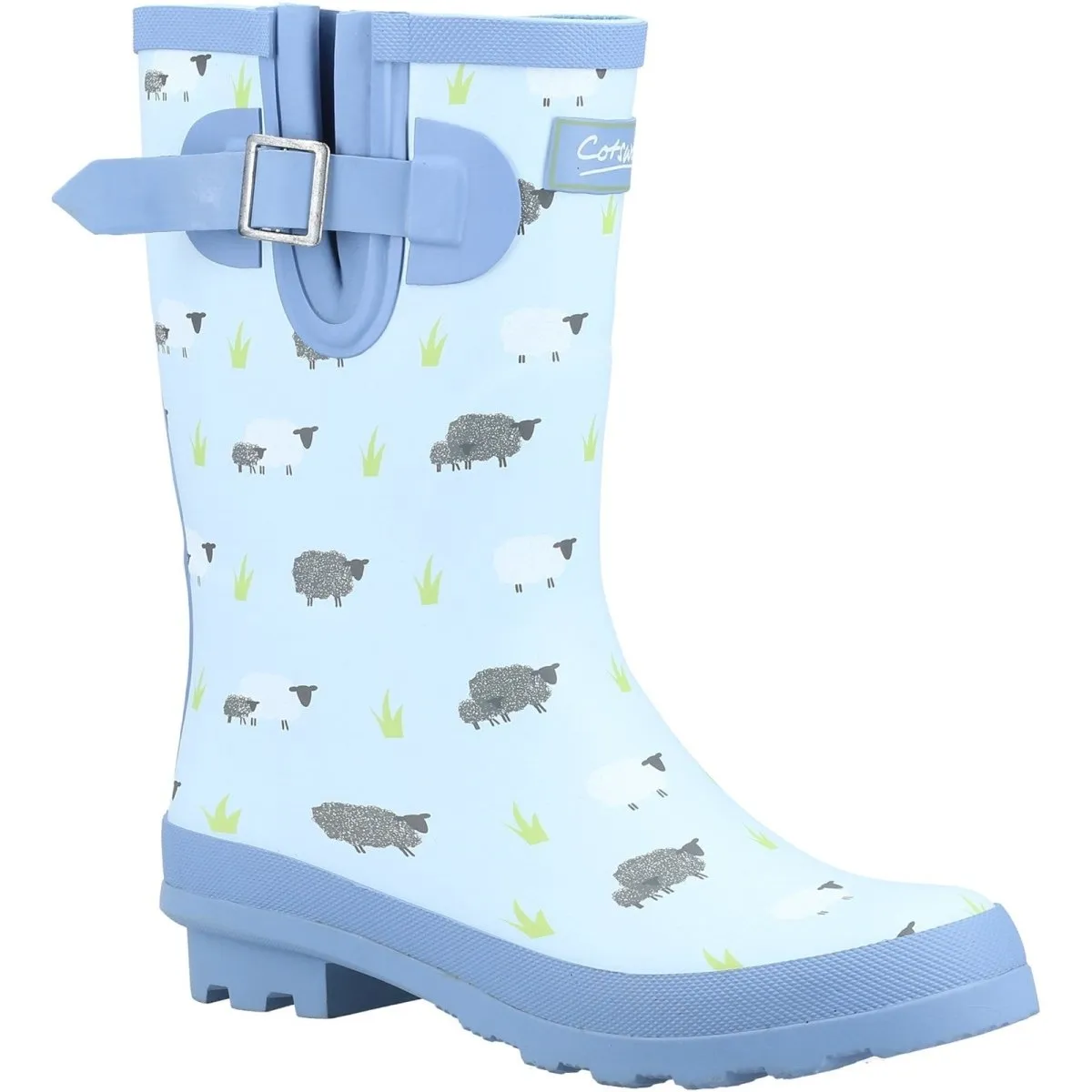 Cotswold Farmyard Ladies Mid-Height Patterned Wellington Boots