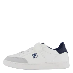 Courtbay Velcro Kids White-fila Navy