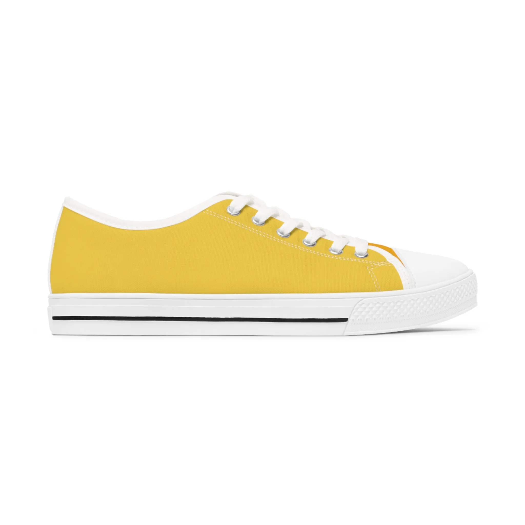 Daffodil Ladies Two-Tone Low Top Sneakers - Brighten Your Day – Where Sunny Vibes Meet Effortless Style!
