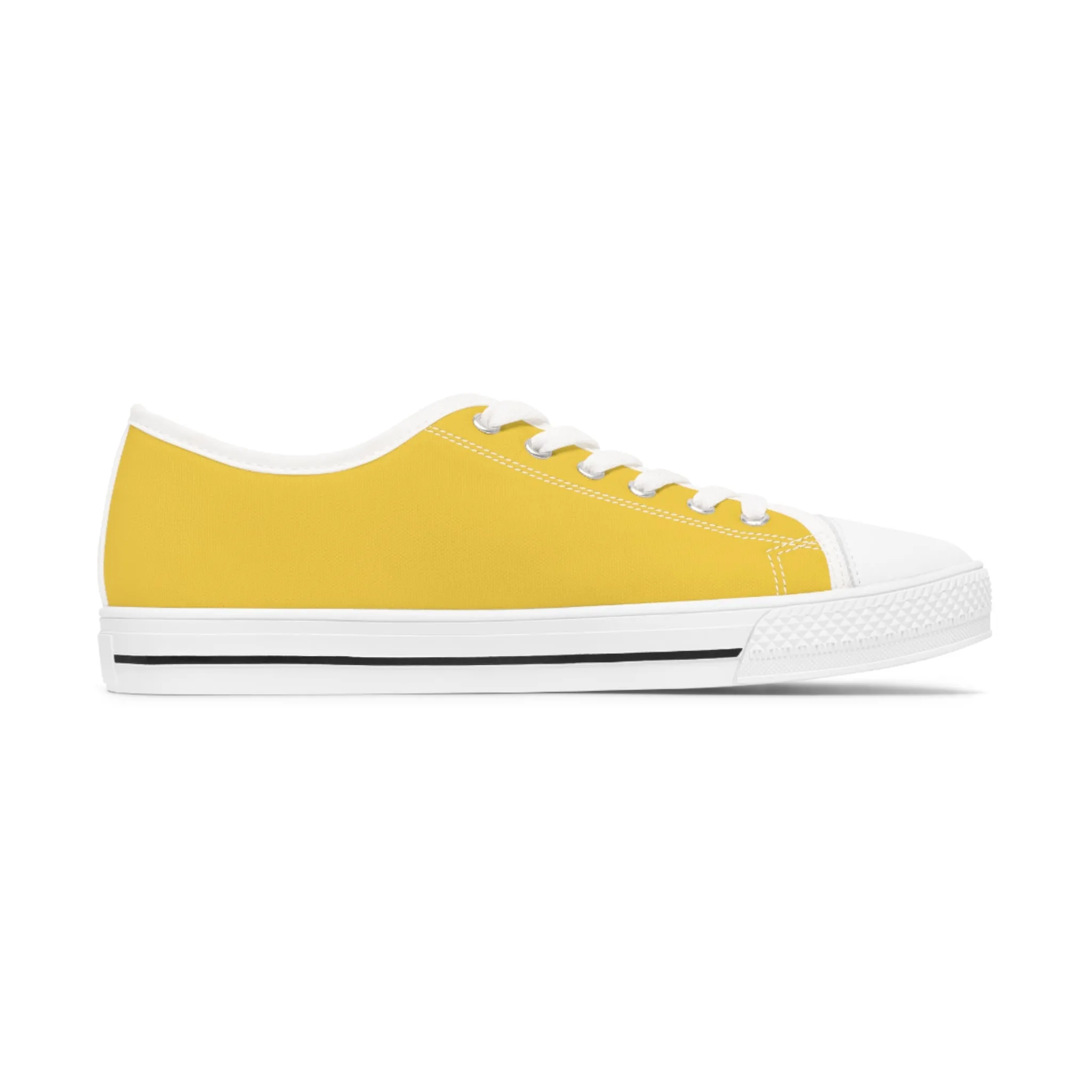 Daffodil Ladies Two-Tone Low Top Sneakers - Brighten Your Day – Where Sunny Vibes Meet Effortless Style!