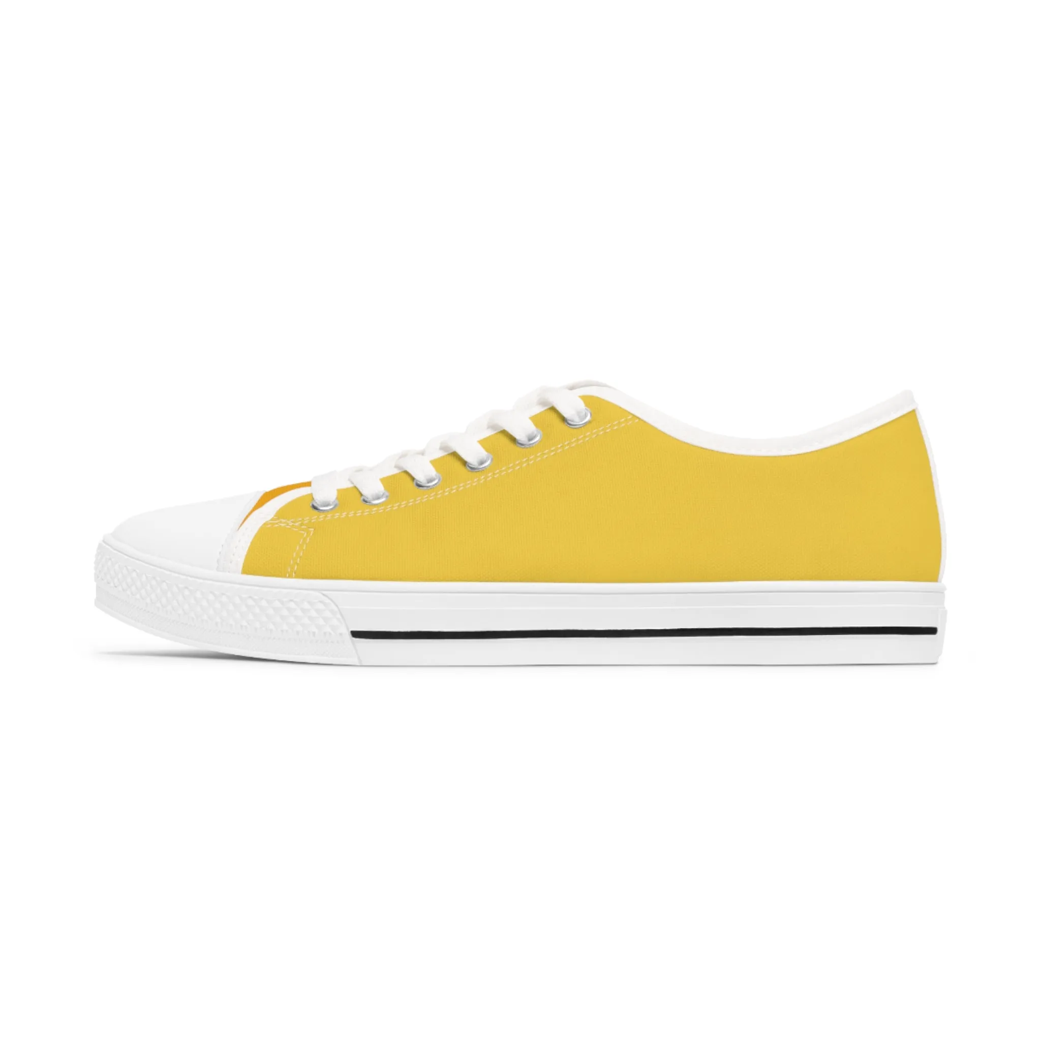 Daffodil Ladies Two-Tone Low Top Sneakers - Brighten Your Day – Where Sunny Vibes Meet Effortless Style!