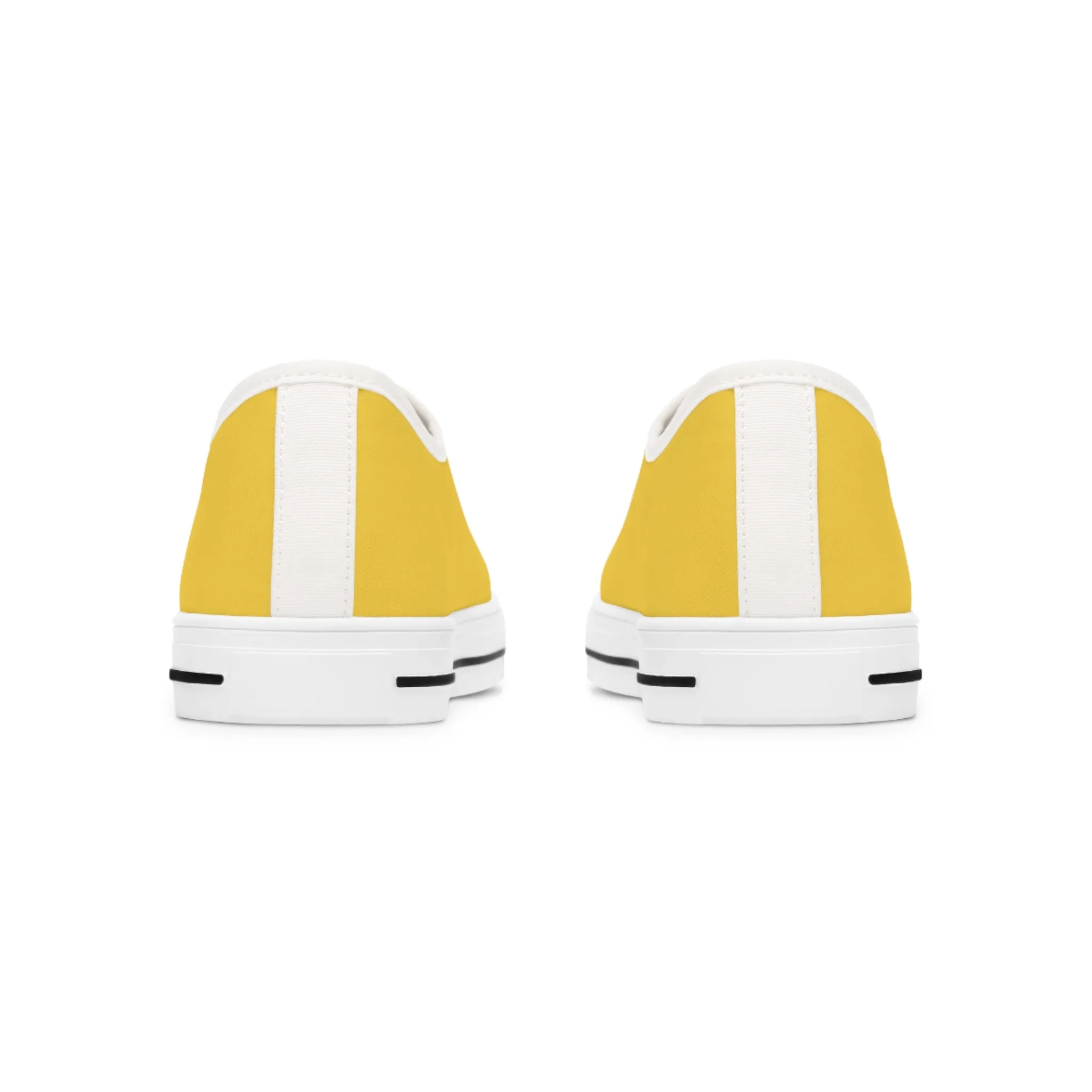 Daffodil Ladies Two-Tone Low Top Sneakers - Brighten Your Day – Where Sunny Vibes Meet Effortless Style!