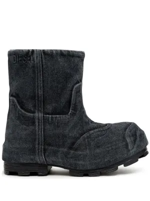 Diesel D-Hammer Md Chelsea denim boots
