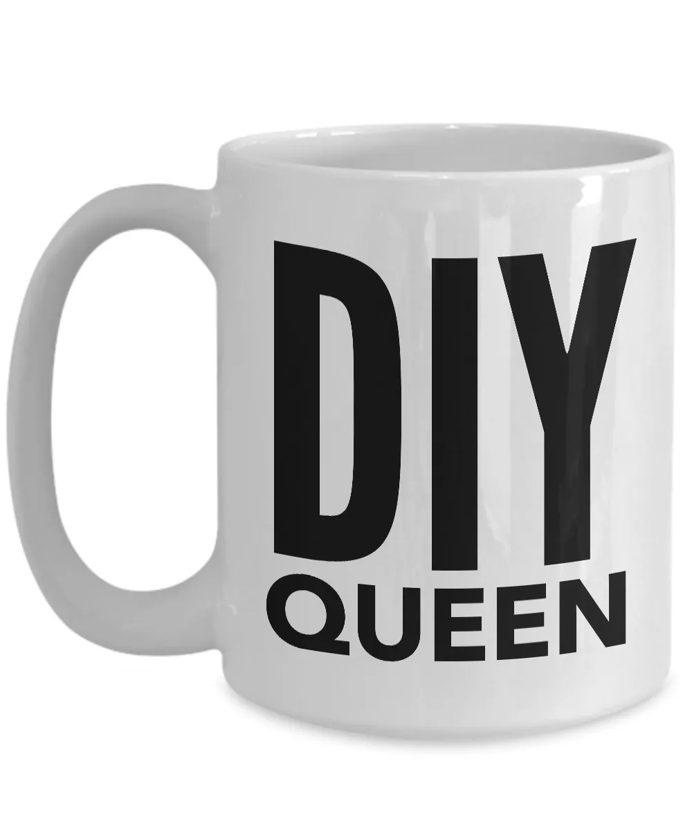 DIY Gifts for Crafters - DIY Queen Coffee Mug - Cute Mugs for Women