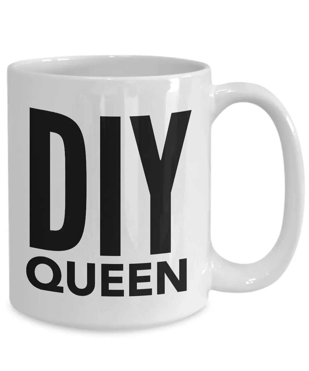 DIY Gifts for Crafters - DIY Queen Coffee Mug - Cute Mugs for Women